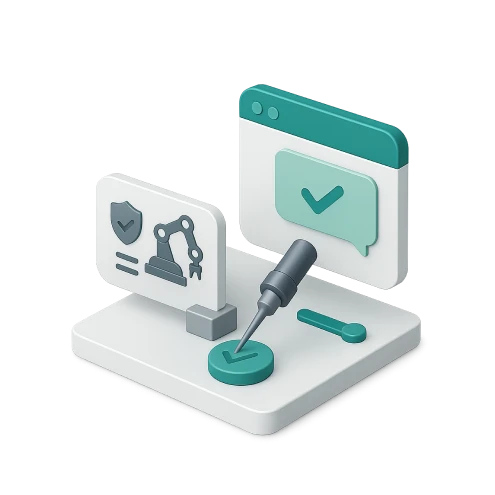 Customize & Test illustration